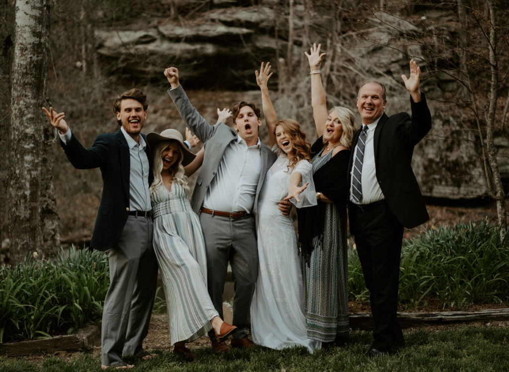  Boone NC Elopement and Wedding photographer small wedding with family intimate wedding 